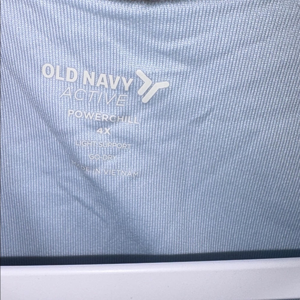 Old Navy Blue and White Checkered Bra Size 4X NWT! - Picture 4 of 14